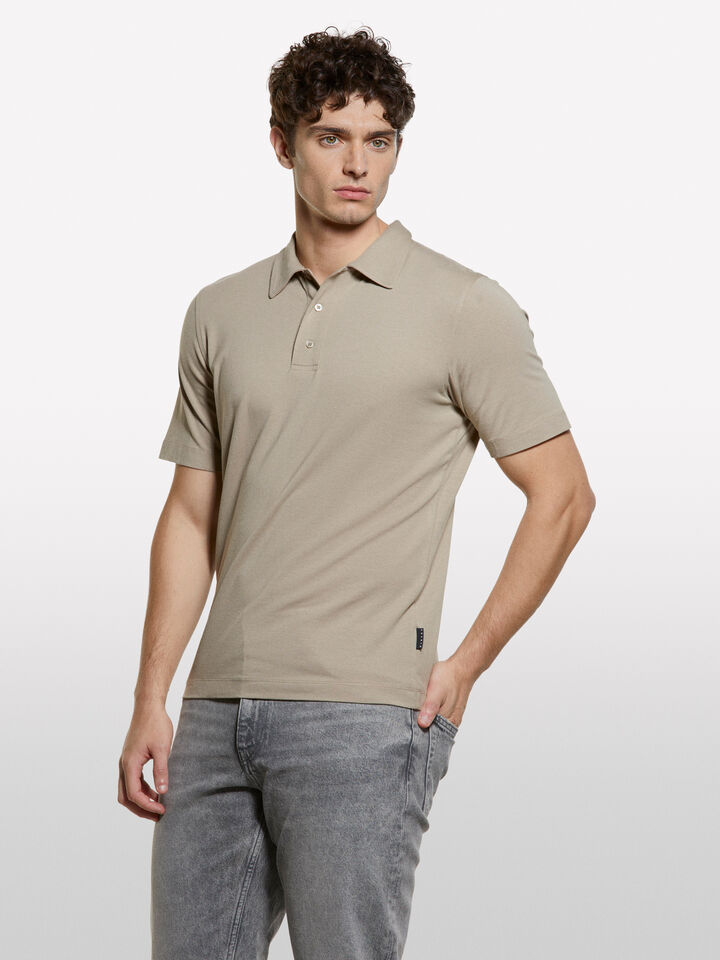 Camel slim fit polo - men's polos - Camel | Sisley image number 3